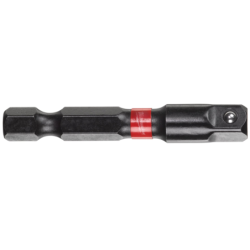 Adaptateur shockwave hex 1/4 carre 1/4 - blister
