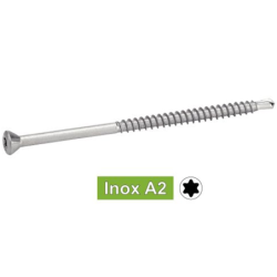 Vis de bardage inox tête fraisée fp 3.2 x 40 bte de 200.p