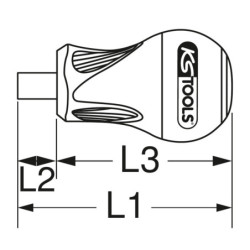 Raccord droit pour tube rislan ø6 filetage 1/8