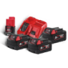 Pack chargeur et batteries NRG 503 18 V 5ah Milwaukee