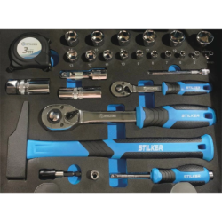 Malette de dépannage 112 outils 1/4 - 1/2 Stilker