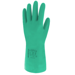 Gant nitrile sans support. Long 330 mm.Epaisseur 0.38mm pqt de 10 paires t.