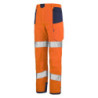 Pantalon IRIS PI orange bleu marine taille