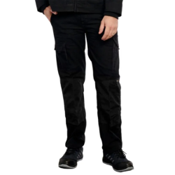 Pantalon de travail renforcé stretch Bob noir taille