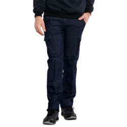 Pantalon de travail Jean Tomas Brut Bleu denim stretch taille
