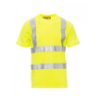 Tee-shirt Haute Visibilité manches courte 100% polyester maille jaune taille