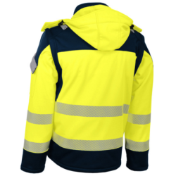 Veste Softshell de signalisation Doublépolaire 2 x 1 jaune taille