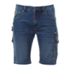 Bermuda multipoches West Shorts jeans stretch bleu denim taille fr