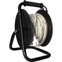 Rouleau ruban led pour chantier sur enrouleur 25m 30000 lumineux