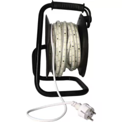 Rouleau ruban led pour chantier sur enrouleur 25m 30000 lumineux
