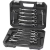 Clés mixtes droites à cliquet de 8 à 19mm 72 dents - mallette de 12 pcs Drakkar