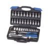 Coffret de douilles et accessoires 1/4 - 46 pcs Stilker