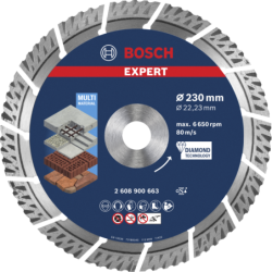 Disque à tronconner diamanté multimmaterial Bosch diam.230