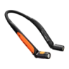 Lampe collier rechargeable par USB Noir/Orange