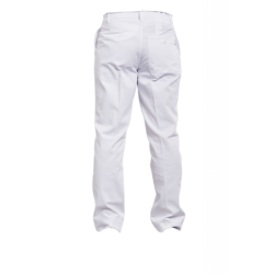 Pantalon p/c blanc élastique