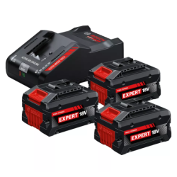 Kit de demarrage EXPERT : 3 batteries 18V 8,0AH + chargeur EXAL 18V-160