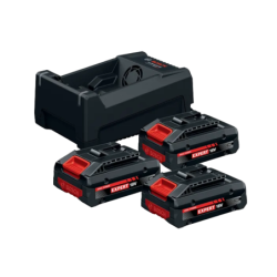 Kit de demarrage EXPERT : 3 batteries 18V 4,0AH + chargeur GAL12V/18V-80