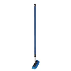 Brosse de lavage 250mm anti rayure avec manche télescopique avec passage d'eau