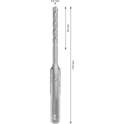 Foret béton pro sds plus-5x Ø5 X 50 X 110 mm