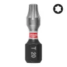 Embout de vissage TX Millwaukee 25mm TX20 Lot de 3