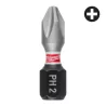 Embout de vissage PH Millwaukee 25mm PH2 Lot de 3