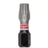 Embout de vissage TX Millwaukee 25mm TX30 Lot de 3