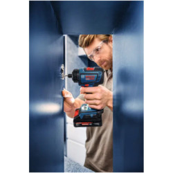 Perceuse visseuse EXSR18-90FC + mandrin excentre + renvoie d'angle L-Boxx SOLO