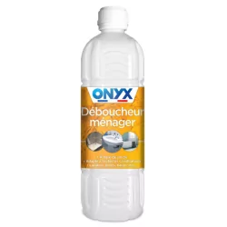 Déboucheur ménager soude et ammoniaque 1l onyx