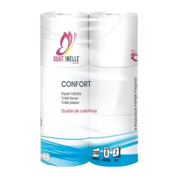 Papier toilette petits rouleaux 200 FMTS 6 rouleaux