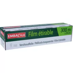 Film étirable Boite dévidoir avec curseur 300 m x 0.3 m