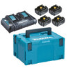 Pack 4 batteries 18V 6,0 Ah + chargeur double
