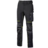 Pantalon de travail Atom black carbon jaune U POWER