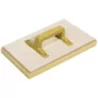 Taloche bois éponge 25x14cm rectangle vrac